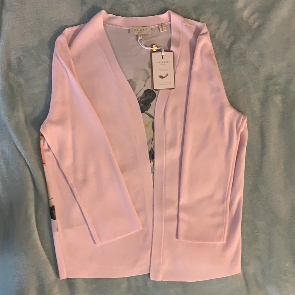 Ted Baker Floral Back Greccia Cardigan